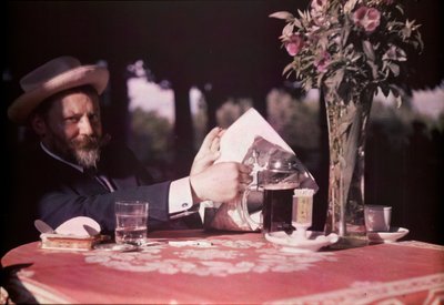 Frank Eugene Seated at Table, 1907.    1198847   no       norwegian Successfully Translated  Original: Portrait of Thomas Hardy (1840-1928) from the series English Portraits Translat: Portrait of Thomas Hardy (1840-1928) from the series 