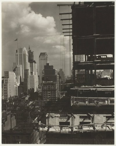 Fra mitt vindu på et amerikansk sted, nord av Alfred Stieglitz