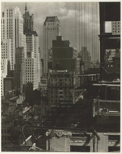 Fra mitt vindu på et amerikansk sted, nord av Alfred Stieglitz