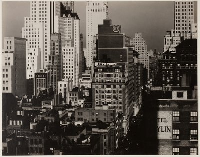 Fra mitt vindu på et amerikansk sted, nord av Alfred Stieglitz