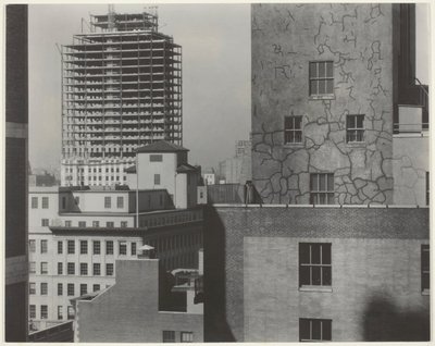 Fra vinduet mitt på An American Place, Southwest av Alfred Stieglitz