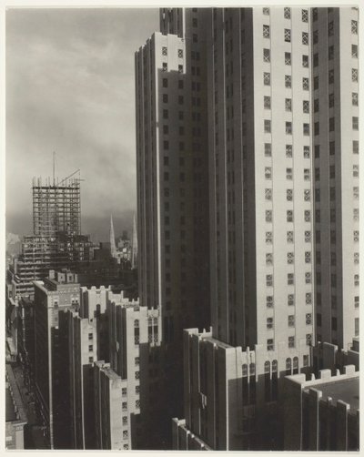 Fra mitt vindu på Shelton, West av Alfred Stieglitz
