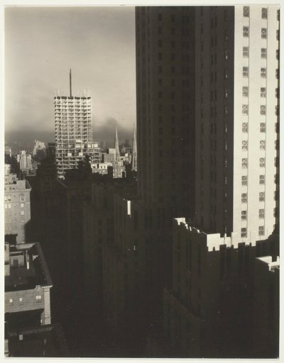 Fra mitt vindu på Shelton, West av Alfred Stieglitz