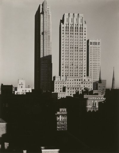 New York sett fra Shelton av Alfred Stieglitz