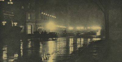 Nattens glød – New York av Alfred Stieglitz