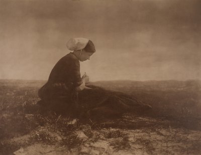 The Net Mender, 1894. av Alfred Stieglitz