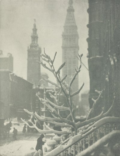 Two Towers, New York, 1911. av Alfred Stieglitz