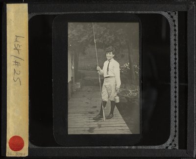 Uten tittel Howard med fiskestang, 1910 eller 1912. av Alfred Stieglitz