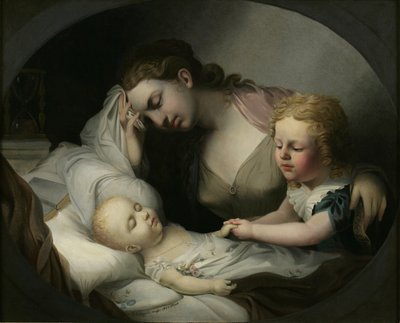 Mor klager over barnet sitt, 1824 av Alfred Thomas Agate