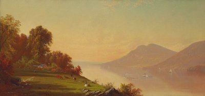 Ettermiddag på Hudson, 1867 av Alfred Thompson Bricher