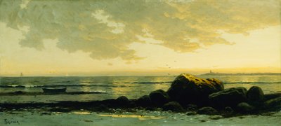 Seascape (olje på lerret) av Alfred Thompson Bricher