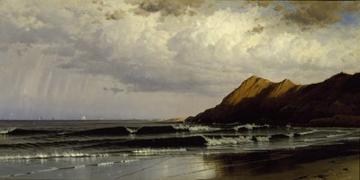 Time and Tide, ca. 1873 (olje på lerret) av Alfred Thompson Bricher