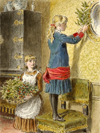 Pynter til jul, pub. 1854 av Alfred W. Cooper