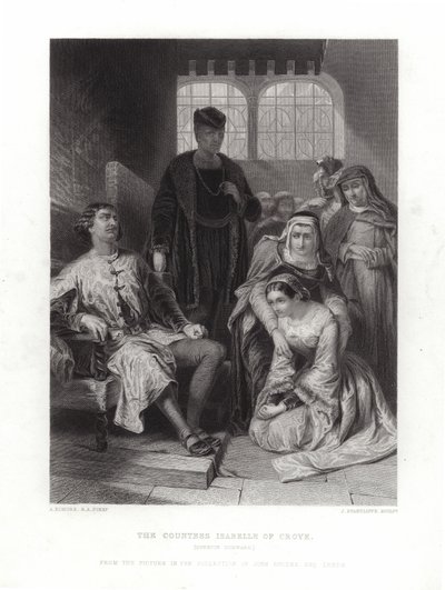 Grevinne Isabelle av Croye av Alfred W. Elmore