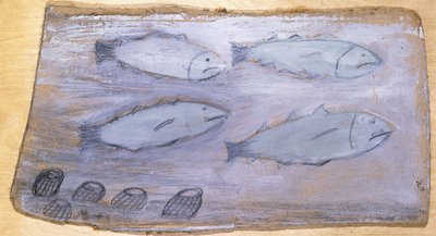 Fire fisker av Alfred Wallis