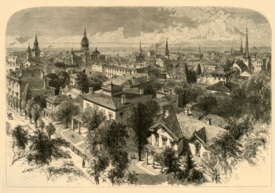Stadt Milwaukee, 1874 von Alfred Rudolph Waud