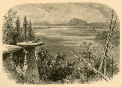 Stand Rock am Wisconsin River, 1874 von Alfred Rudolph Waud