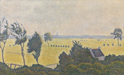 Landskap i Vest-Flandern av Alfred William (1854 1930) Finch