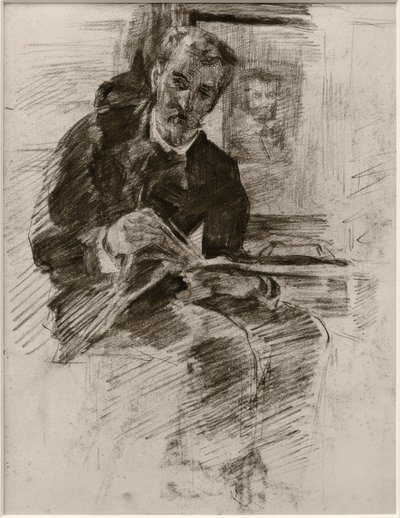 Lesender Mann av Alfred William Finch