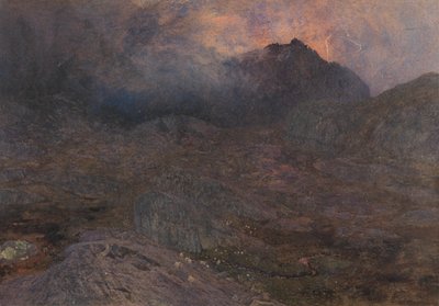 Can Torfaen, ca. 1857 (wc med kroppsfarge og utskraping) av Alfred William Hunt