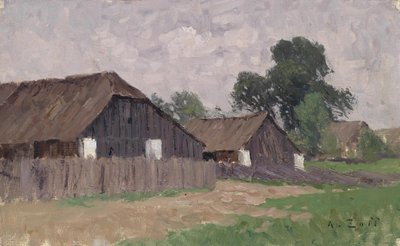 Våningshus nær Klagenfurt av Alfred Zoff
