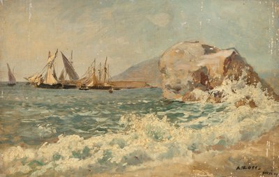 Surf på Nervi av Alfred Zoff