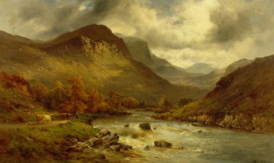 Høst på Selkirk (olje på lerret) av Alfred de Breanski