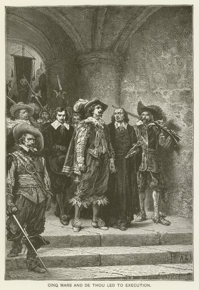 Cinq Mars og De Thou førte til henrettelse av Alfred de Vigny