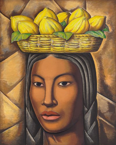 India, ca. 1936 (olje på lerret) av Alfredo Ramos Martinez