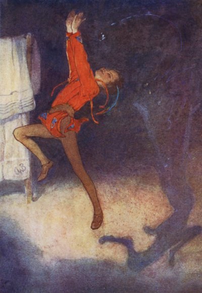 The Shadow holdt seg vakkert fast (farge litho) av Alice Bolingbroke (after) Woodward