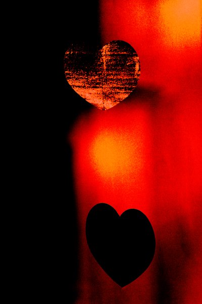 Zwei Herzen, aus der Serie Herzen von Alice Gur-Arie