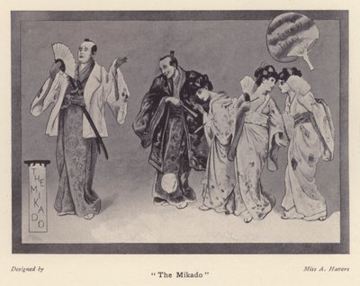 "The Mikado" (litho) av Alice Havers