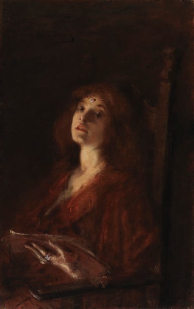 En sang, ca. 1895. av Alice Pike Barney