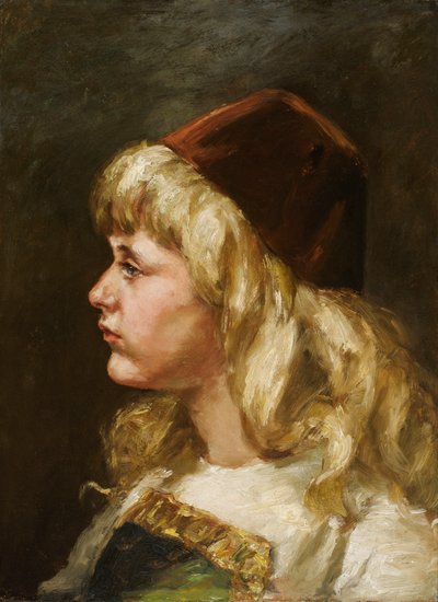 Natalie på syv, 1883. av Alice Pike Barney