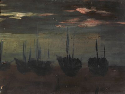 Skip i måneskinn, n.d. av Alice Pike Barney