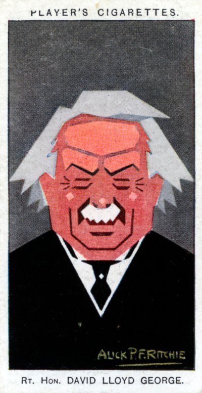 David Lloyd George, 1. jarl Lloyd-George, britisk statsminister, 1926. av Alick P. F. Ritchie