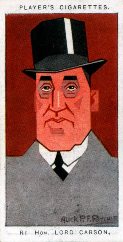 Edward Carson, 1st Baron Carson, Ulster-leder og talsmann, 1926. av Alick P. F. Ritchie
