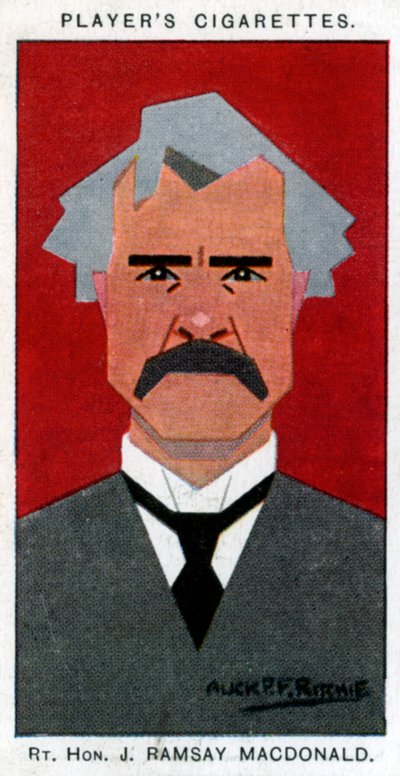 Ramsay MacDonald , britisk statsminister, 1926. av Alick P. F. Ritchie