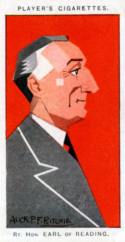 Rufus Isaacs, 1st Marquess of Reading, Lord Chief Justice og diplomat, 1926. av Alick P. F. Ritchie