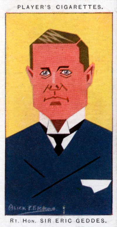 Sir Eric Campbell Geddes , britisk politiker, 1926 av Alick P. F. Ritchie