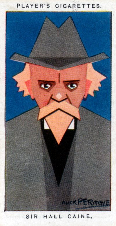 Sir Hall Caine , britisk forfatter, 1926 av Alick P. F. Ritchie