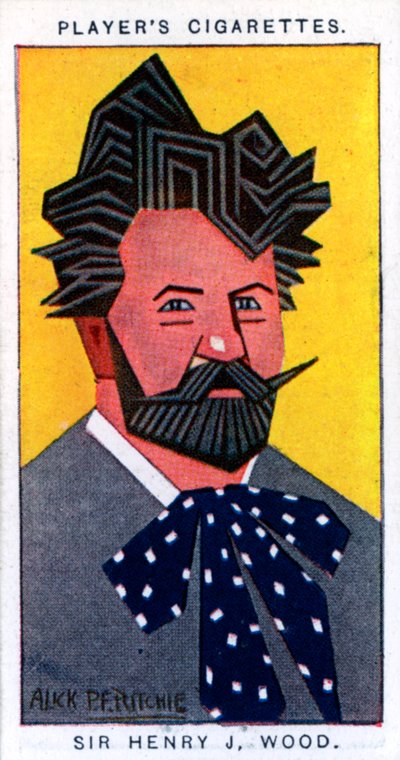 Sir Henry Joseph Wood , britisk dirigent, 1926. av Alick P. F. Ritchie
