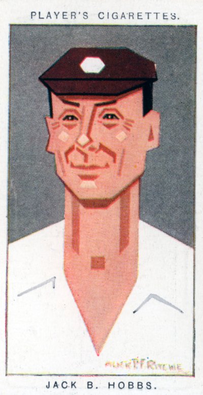 Sir Jack Hobbs , britisk cricketspiller, 1926 av Alick P. F. Ritchie