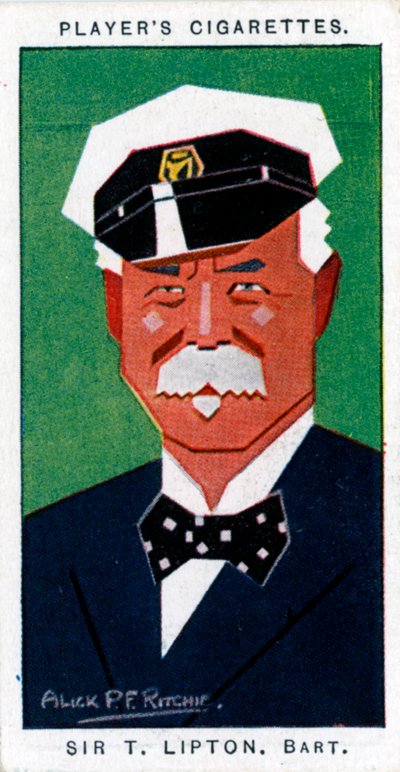 Sir Thomas Johnstone Lipton, 1st Baronet, britisk kjøpmann og yachter, 1926 av Alick P. F. Ritchie