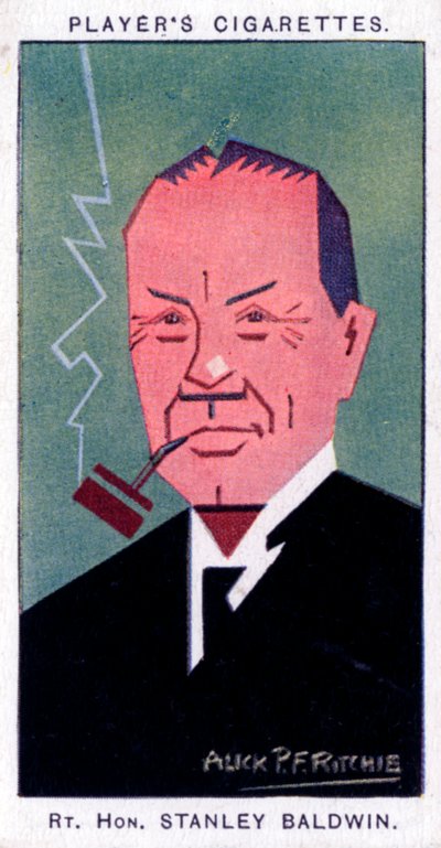 Stanley Baldwin, 1st Earl Baldwin, britisk statsminister, 1926. av Alick P. F. Ritchie
