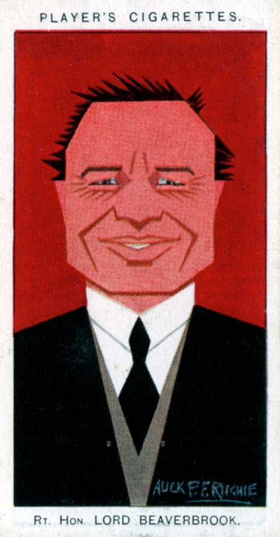 William Maxwell Aitken, 1. baron Beaverbrook, statsmann og avisinnehaver, 1926. av Alick P. F. Ritchie