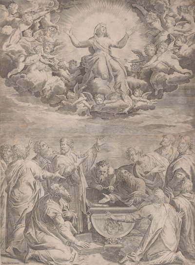 Jomfruens himmelfart, 1574-99. av Aliprando Caprioli