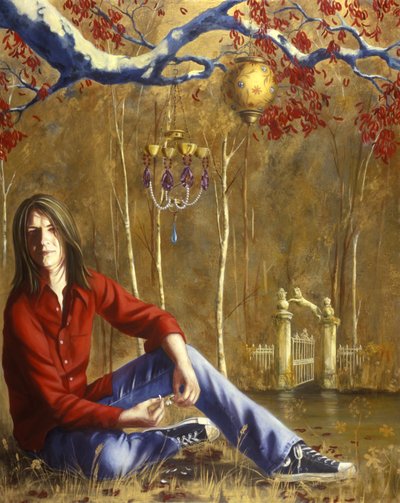 Calvin (akryl og olje på lerret) av Alix Contemporary Artist Soubiran Hall