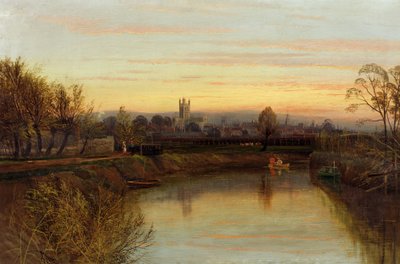 Gloucester fra Severnside Farm, ca. 1910 av Allam