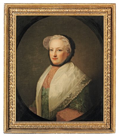 Portrett av Anne Drelincourt, Lady Primrose (ca. 1709-1775) (olje på lerret) av Allan (follower of) Ramsay